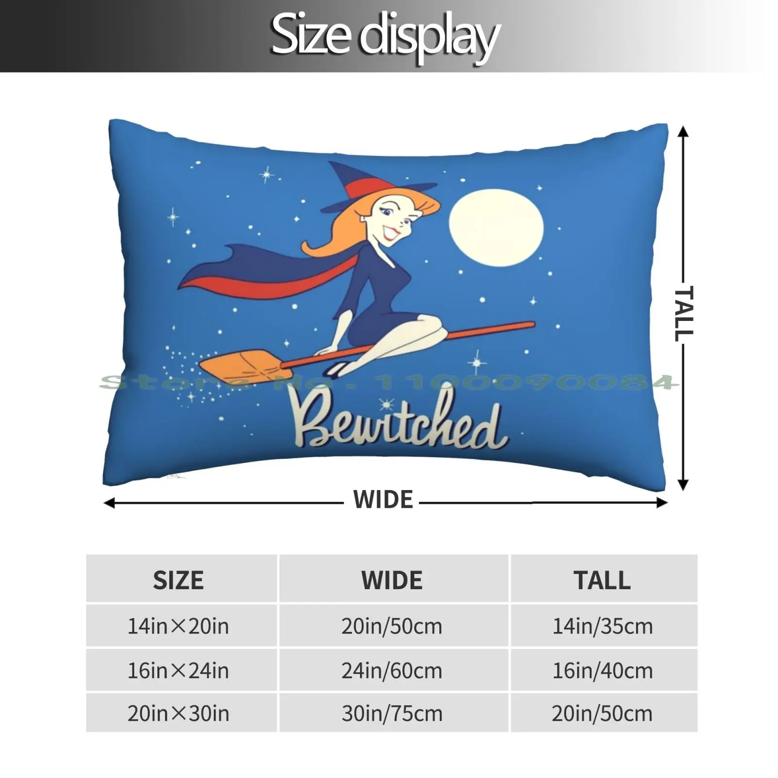 Vintage Bewitched Pillow Case 20x30 50*75 Sofa Bedroom Moustache Mask Face Mask Facemask Mouth Mask Mask Memes Dank Funny