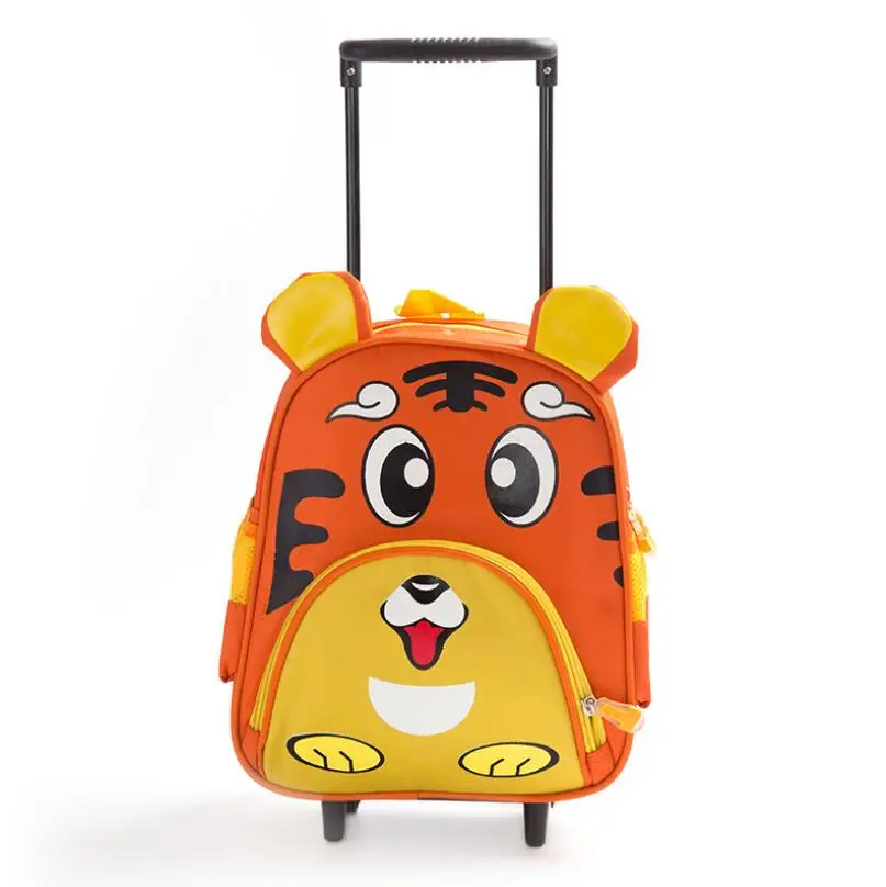 Imagem -06 - Mochila de Rodinhas para Crianças Mochila de Rodinhas para Escola de Uso Duplo para Crianças Mochilas de Viagem com Carrinho para Meninos