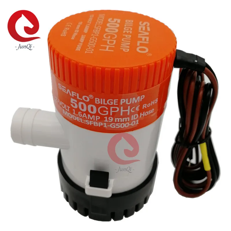 

SEAFLO Submersible Bilge Pump 500 GPH 12 VDC/24VDC Water Pump Entirely Suitable for Yachts，Marine，RV, Gardens, Boats Pumping