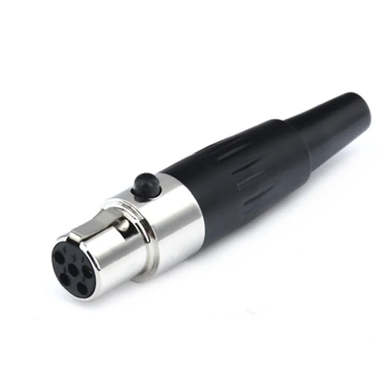 1Pc Mini XLR Connector การบิน,หญิง,สังกะสีอัลลอยด์ + ทองแดง Pins,3 4 5 Pins สำหรับไมโครโฟนเชื่อมต่อวิดีโอ