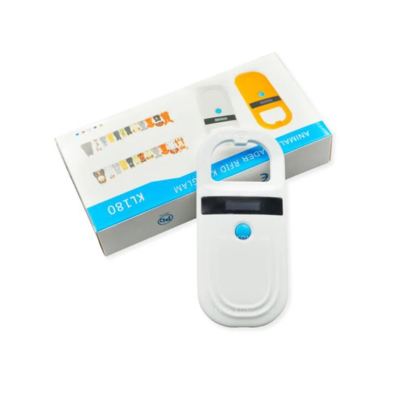 New Animal handheld card reader PT180 RFID 134.2Khz pet chip scanner identification label reading FDX-B&EMID For dogs or cats