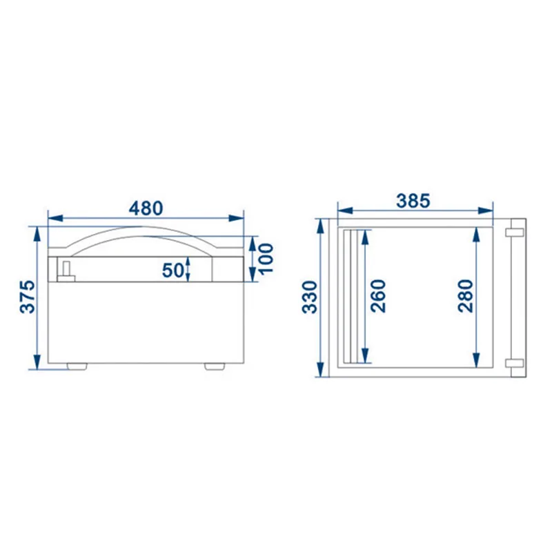110/220/240V 真空シーラー商業真空シール機家庭用調理自動真空包装機