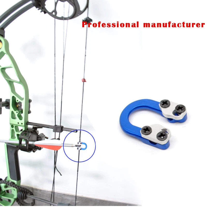 Arco compuesto aluminio – Cuerda y anillo metálico para tiro - imagen 5