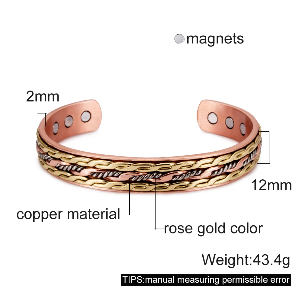 Vinterly Twisted Copper Armband 8