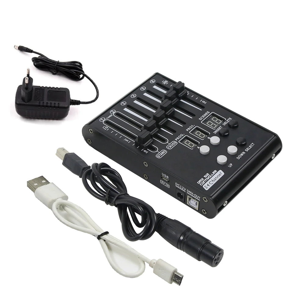 MINI 54CH DMX Console Stage Light Effect Controller DMX512 per DJ Party