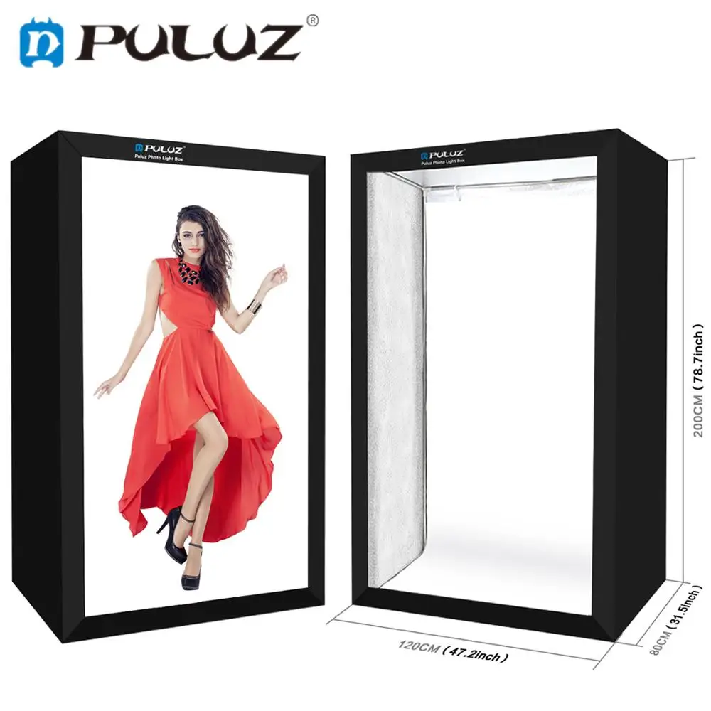 

PULUZ Professional Photography Light Box 200cm/78.7inch Photo Studio Box Portrait Shooting Tent Kit with 6 LED Light Panels