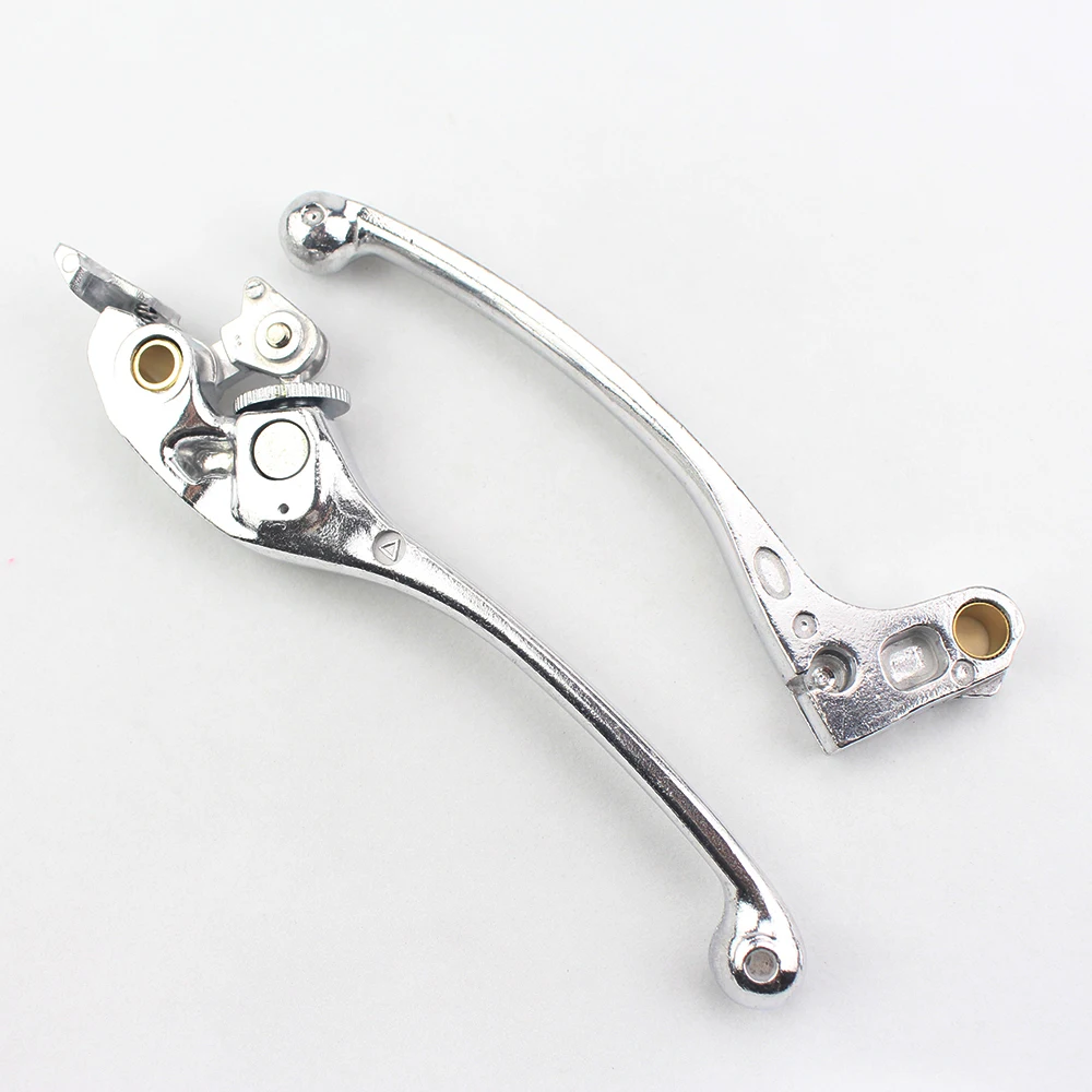 Motorcycle 1 Pair Brake Clutch Levers Stainless Steel Brake Lever Clutch Lever For Honda CBR600 CBR900 CB400 VTR250 VFR400