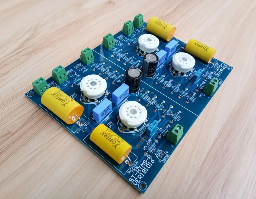 Montaż Hifi12AX7 + 12AT 7 przedwzmacniacz rurowy obwód Hetian Mao L17-33