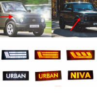 Car External Lights Auto LED Side Marker Turn Signal Light Indicator For Lada Niva 4x4 1995+ white amber light