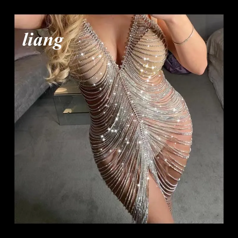 Sexy Bra body chain bikini Chest chain Dress chain Makeup Dance Lumbar chain  Crystal dress skirt chain портупея body jewelry