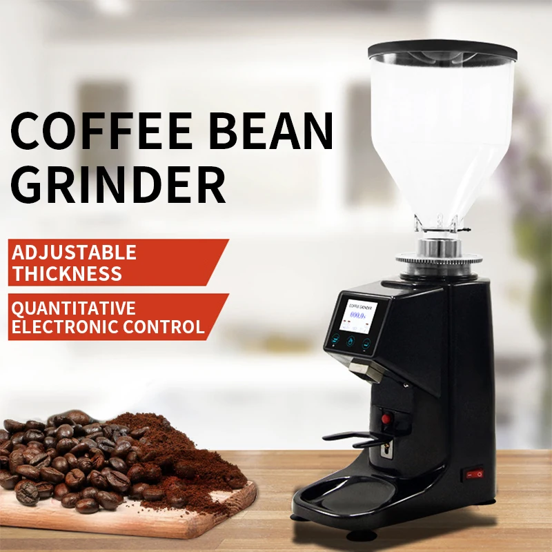 

Coffee grinder 1.5L LCD touch screen quantitative grinder Italian coffee bean grinder Grinding machine 250W