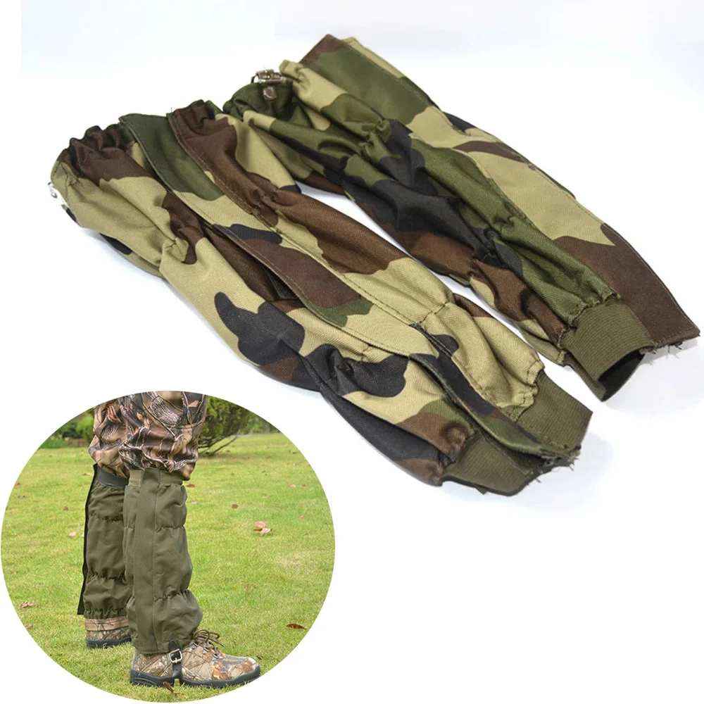 1 Pair Tactical Waterproof Legging Outdoor Hunting Camping Climbing Training Leggings Jungle Insect Leggings Protection Tool