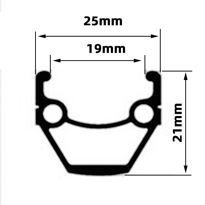 Llanta de bicicleta de montaña de doble capa, llanta de aleación de aluminio con freno de disco, 26, 319, 29 pulgadas, 32, 36 agujeros, 27,5