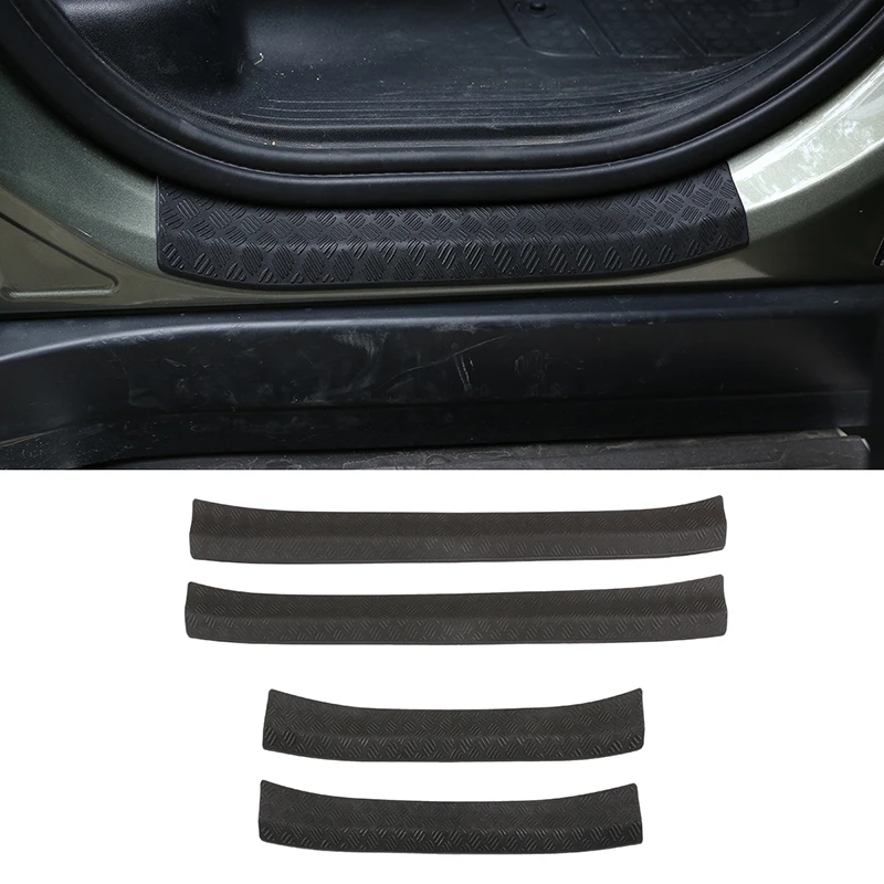 

For Land Rover Defender New Defender 110 2020-24 ABS Black Car Outer Threshold Strip Protection Decorative Strip Car Accessories