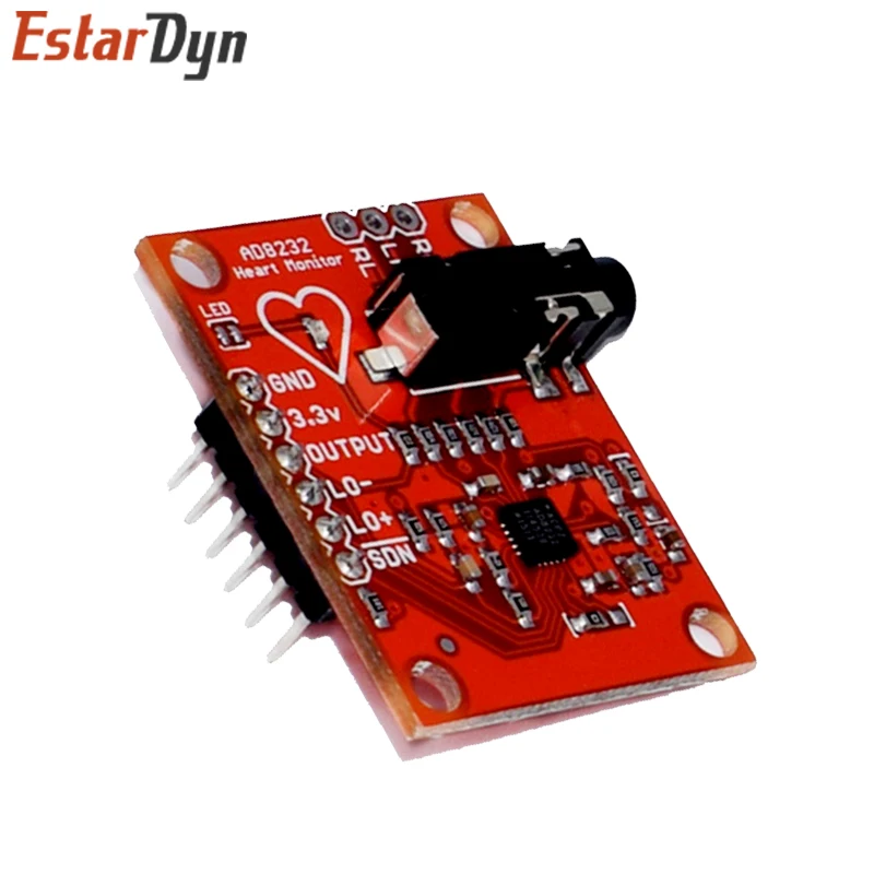 AD8232 Modul EKG AD8232 Kit Modul Sensor Pemantau EKG Jantung Pulsa Pengukuran EKG Diy