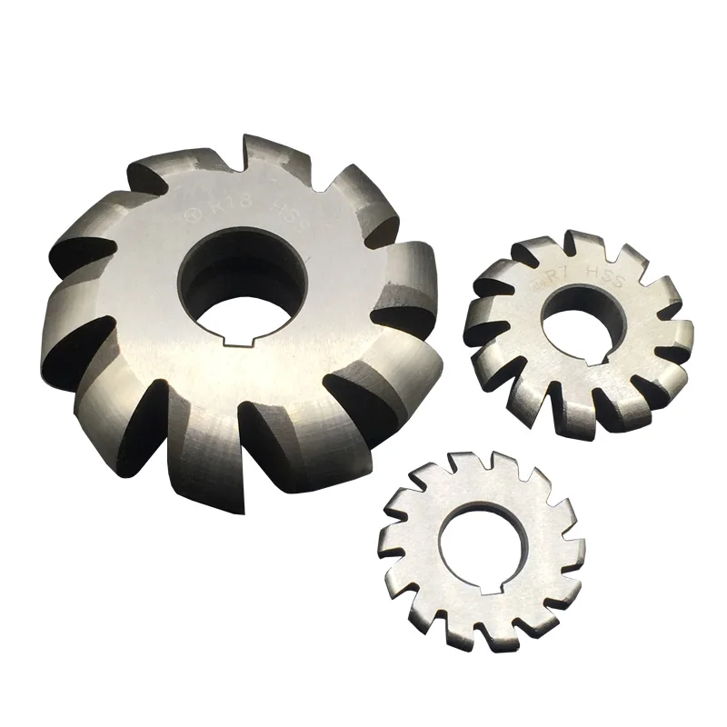 Convex semicircle milling cutter 45mm-75mm, convex milling cutter, high-speed steel internal and external R-type milling cutter