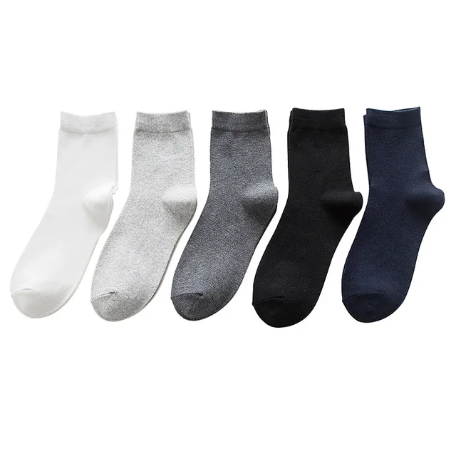 5 Pairs Funny Halajuku soild colour extra big size Socks Hosiery Men High Quality Black White Casual Cotton Short crew Socks