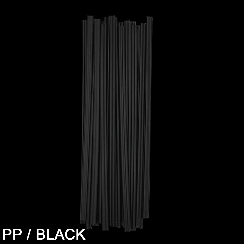 40 bastoni di plastica 5x2mm della saldatura dell\'abs/PP/PVC/PE di lunghezza di aste di saldatura di pz/lotto 200mm per il saldatore di plastica