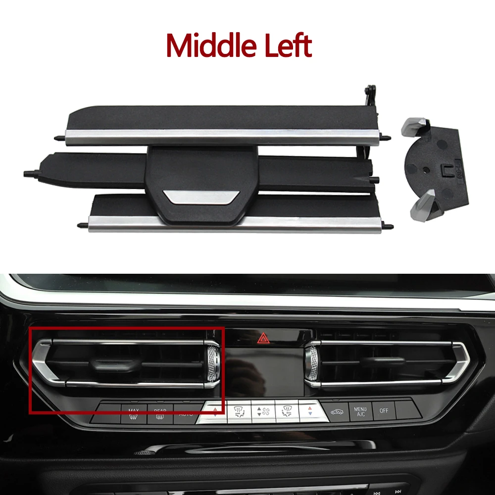 Car Central AC Air Conditioning Vent Grill Outlet Clip Repair Kit For BMW 2 3 4 Z4 X3 X4 Series F40 F44 G20 G26 G28 G29 G01 G02
