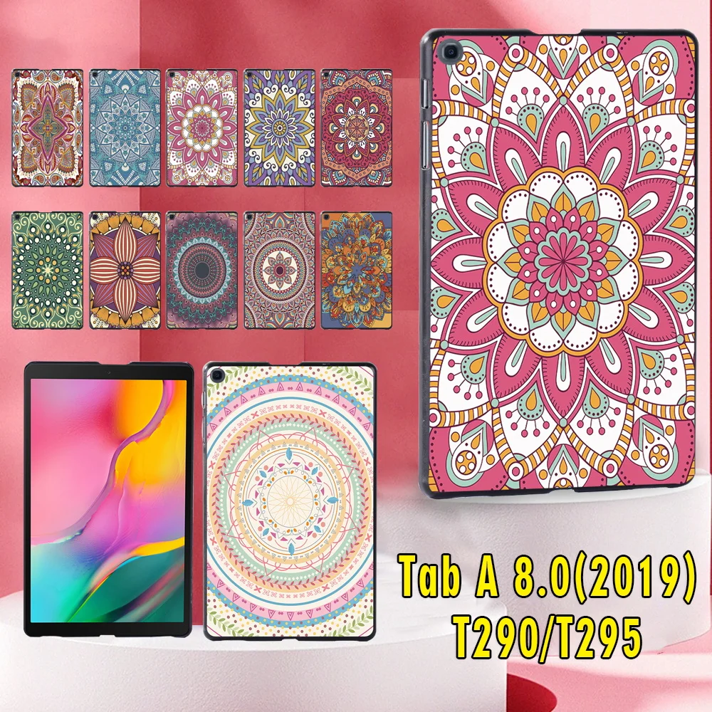 

New Tablet Case for Samsung Galaxy Tab A 8.0 (2019) SM-T290 SM-T295 Durable Slim Hard Shell + Free Stylus