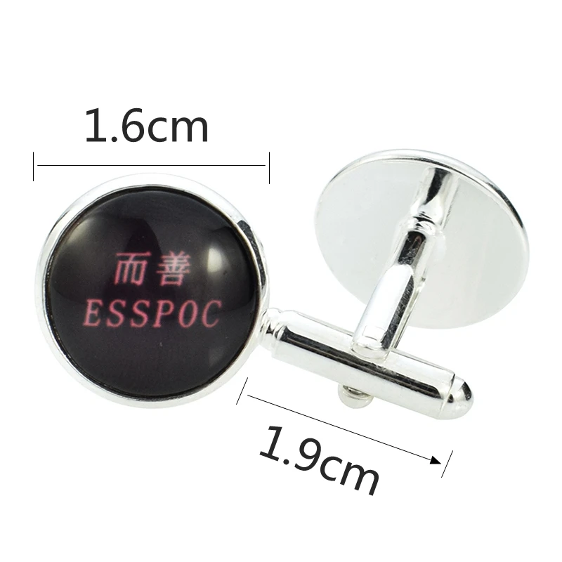 ازتيك التقويم أزرار أكمام القديمة المكسيك الفن زجاج قبة أزرار أكمام أفضل الرجال الكفة الروابط