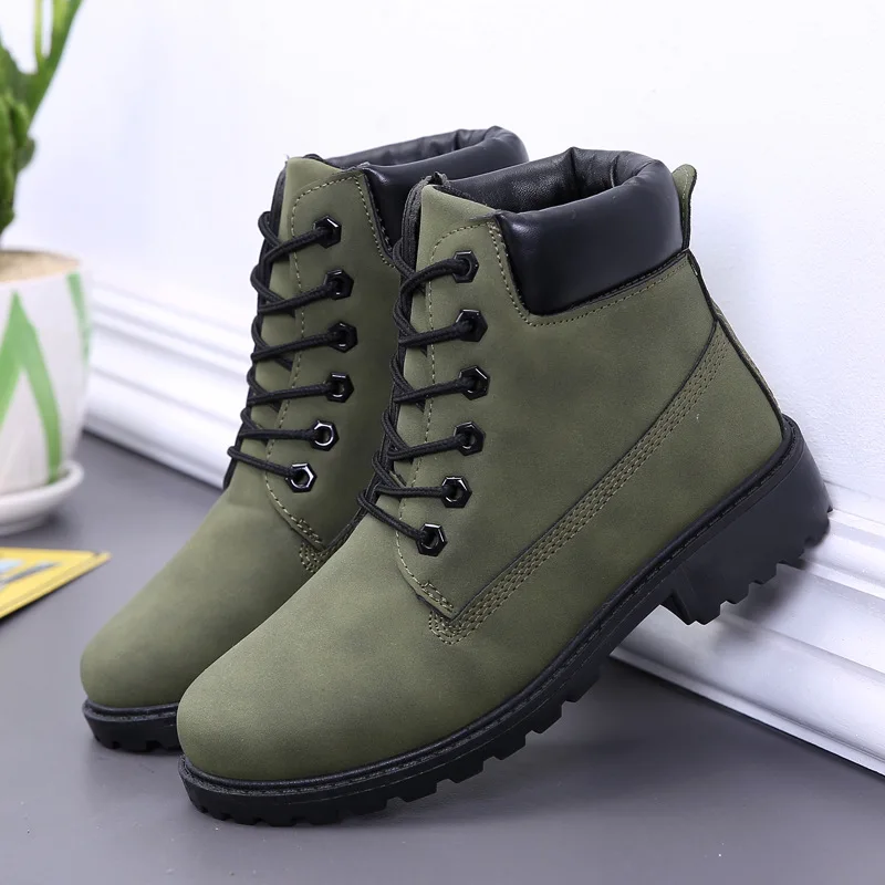 Female bare boots New Autumn Early Winter Shoes Women Flat Heel Boots Fashion Keep warm Women\'s Boots red pink Woman Ankle Botas