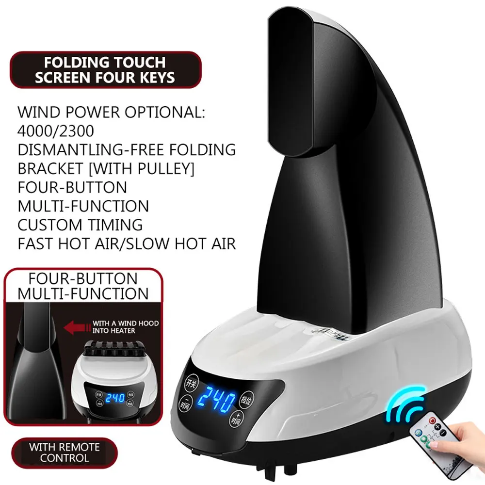 Asciugatrice per uso domestico asciugatura ad alta potenza asciugatrice per vestiti e scarpe con telecomando riscaldatore Host a ioni negativi