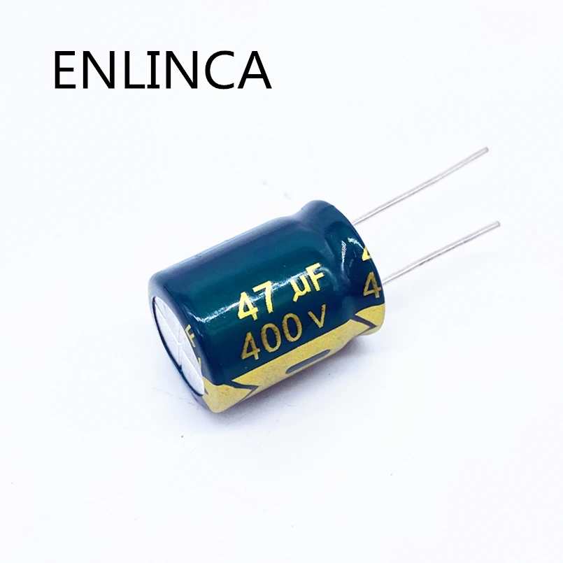 10pcs/lot 47UF 400V 47UF High Frequency Low ESR Aluminum Electrolytic Capacitor Size 13*20mm 20%