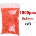 1000 piezas de 5x8 mm, color rojo