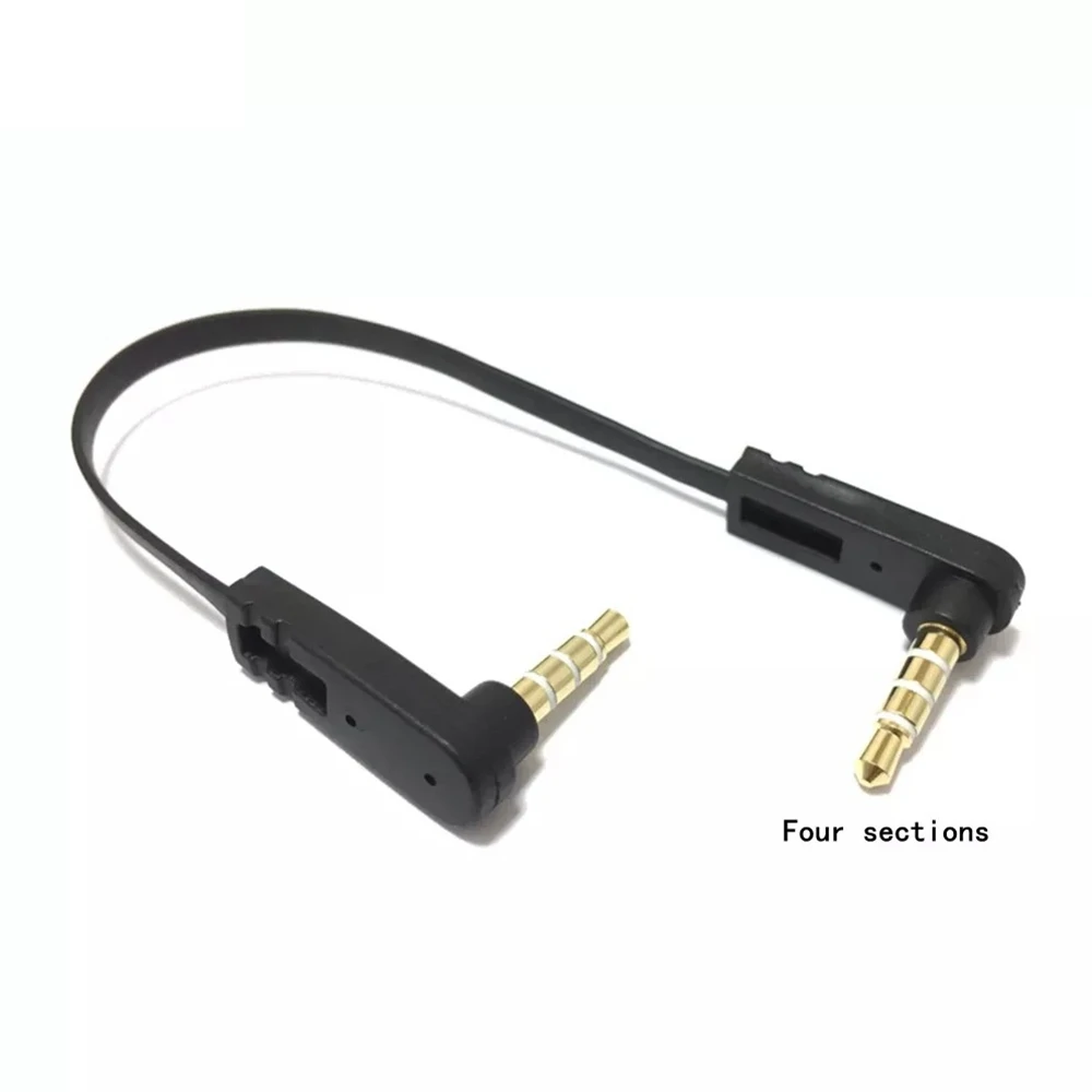 20CM 100cm 1/8 "3,5mm 90 gradi retrattili abge12v t mini stecker audio stereo kopförer verbase-gerung kabel