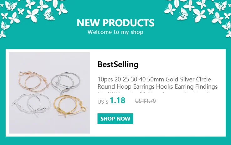 10-50 teile/los 20 25 30 35 40 mm Hoops Ohrring Großen Kreis Hängen Ohrringe Erkenntnisse Für DIY Schmuck, der Zubehör Liefert – Detail 2