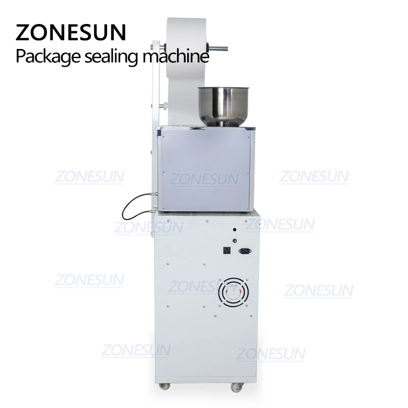 ZONESUN Automatische 2-50G Trockenen Und Massiven Power Füllung Hardware Mutter Automatische Pulver Tee Surge Abdichtung Verpackung Maschine