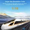 Robot Train RC à Simulation haute, commande vocale, grande clé 117CM, interrupteur de vitesse ouvert/fermé, cadeaux pour enfants garçons 3