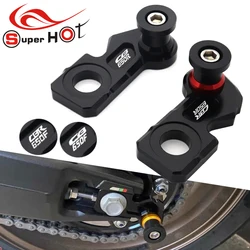 For Honda CB650R CBR650R CB650F CBR650F CB CBR 650R 650F  Accessories Chain Adjustment Block Frame swingarm Spools sliders