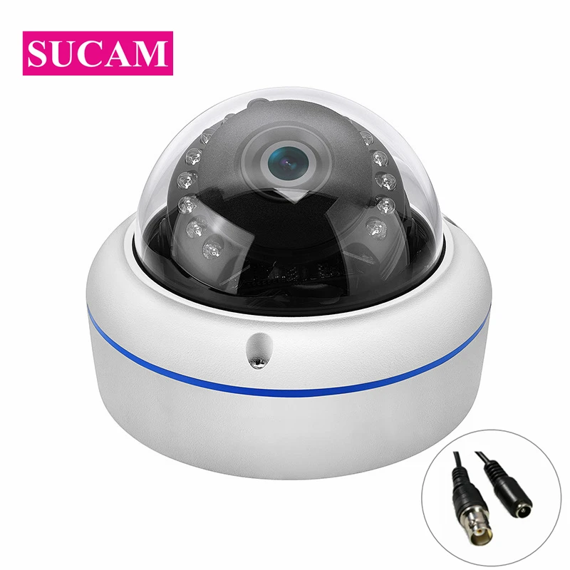 Full HD 1080P Dome Fisheye AHD Security Camera 20M IR 180 Degree Angle 2MP 4MP AHD Infrared CCTV Camera with OSD Cable