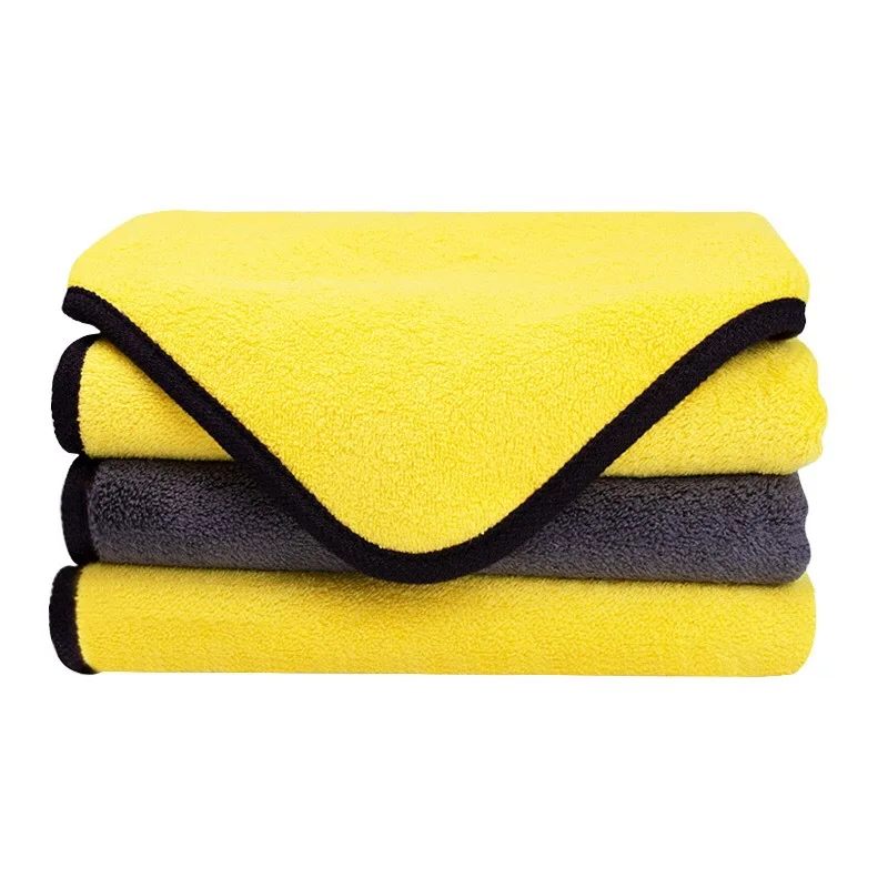 Microfiber Auto Wash Towel Car Cleaning Drying Cloth Hemming Car Care Cloth Detailing Car Wash Towel 30x30/30x40/30x60/60x160CM