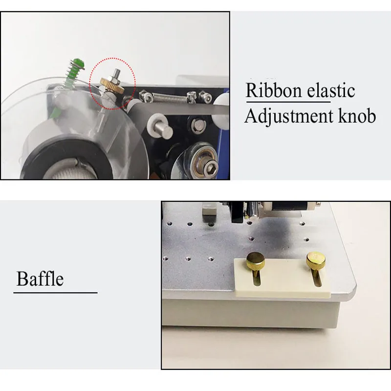Электрическая машина для кодирования ленты Полуавтоматическая машина для печати ленты Дата производства Машина для кодирования ленты этикеток для пищевых продуктов