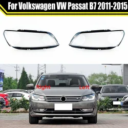 Car Headlight Headlamp Light Glass Lens Case Auto Shell Cover Lampshade For Volkswagen VW Passat B7 2011 2012 2013 2014 2015