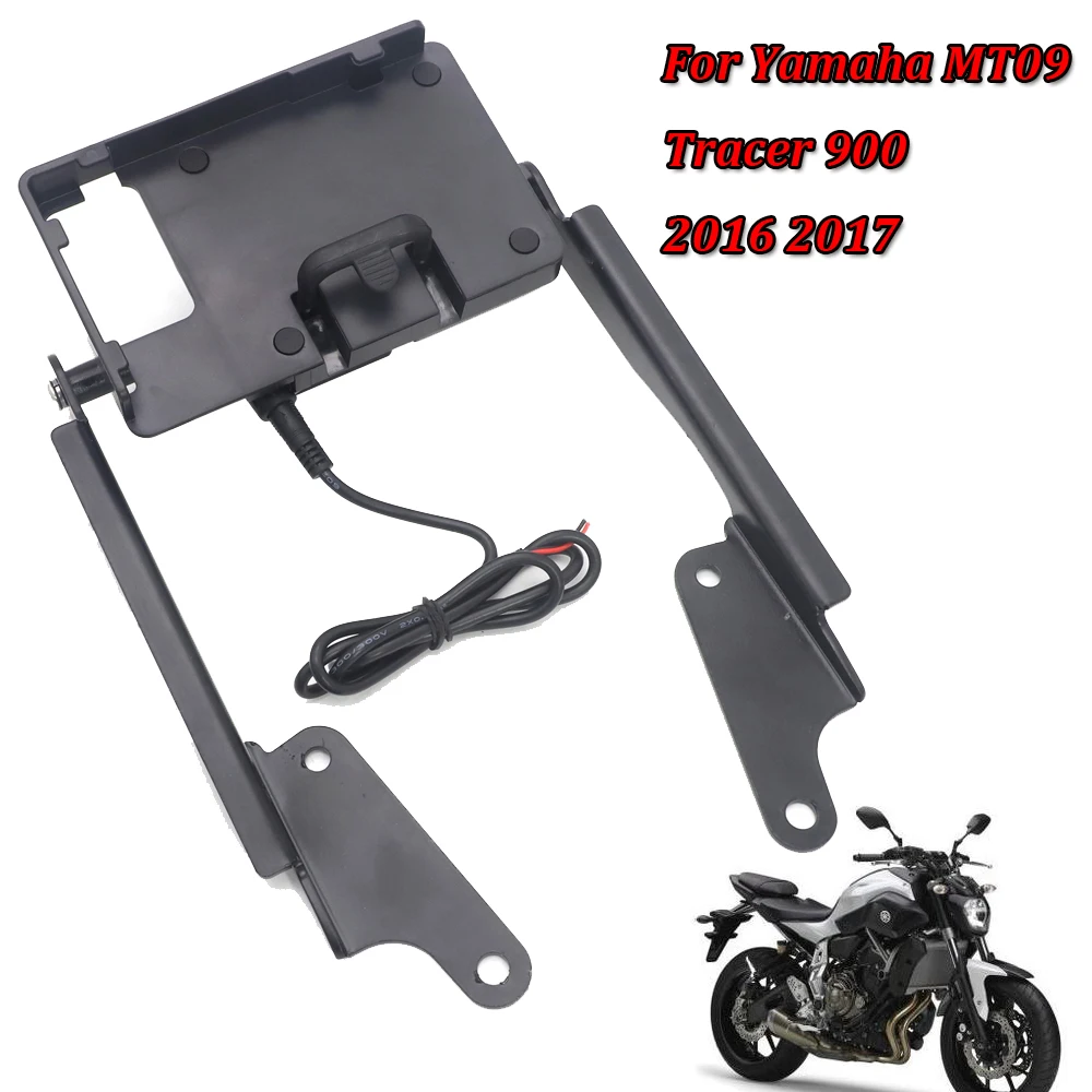 

New GPS Smart Phone Navigation Mount Mounting Bracket Adapter Holder For Yamaha MT 09 MT09 Tracer 900 FJ 09 FJ09 2016 2017