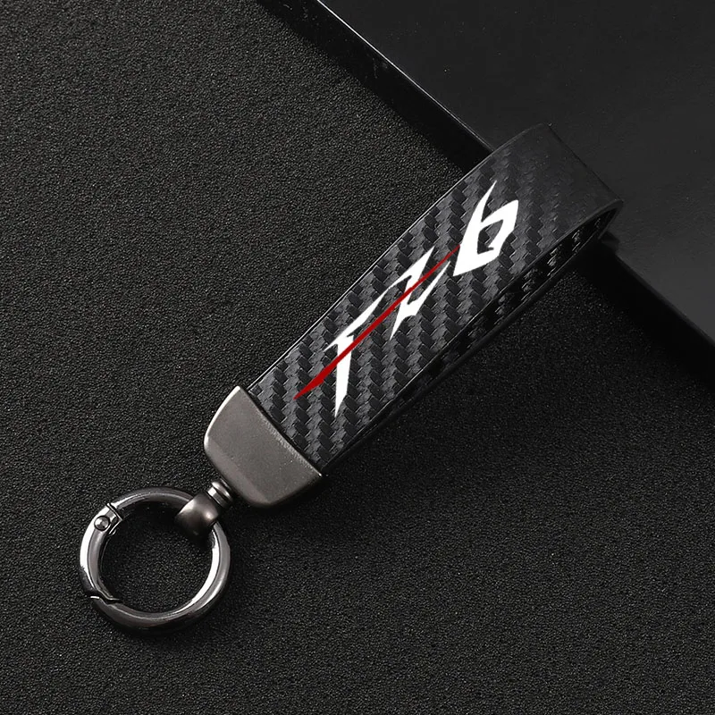 High-Grade Leather Motorcycle keychain Horseshoe Buckle Jewelry for YAMAHA FZ6 FZ6S FZ6N Fazer Motorcycle Accessories