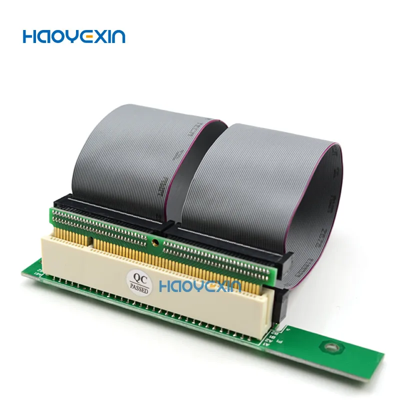 HYX 32bit PCI Riser Expansion Card with Flexible Cable 15cm for 1U/ 2U  Graphic Card Extender