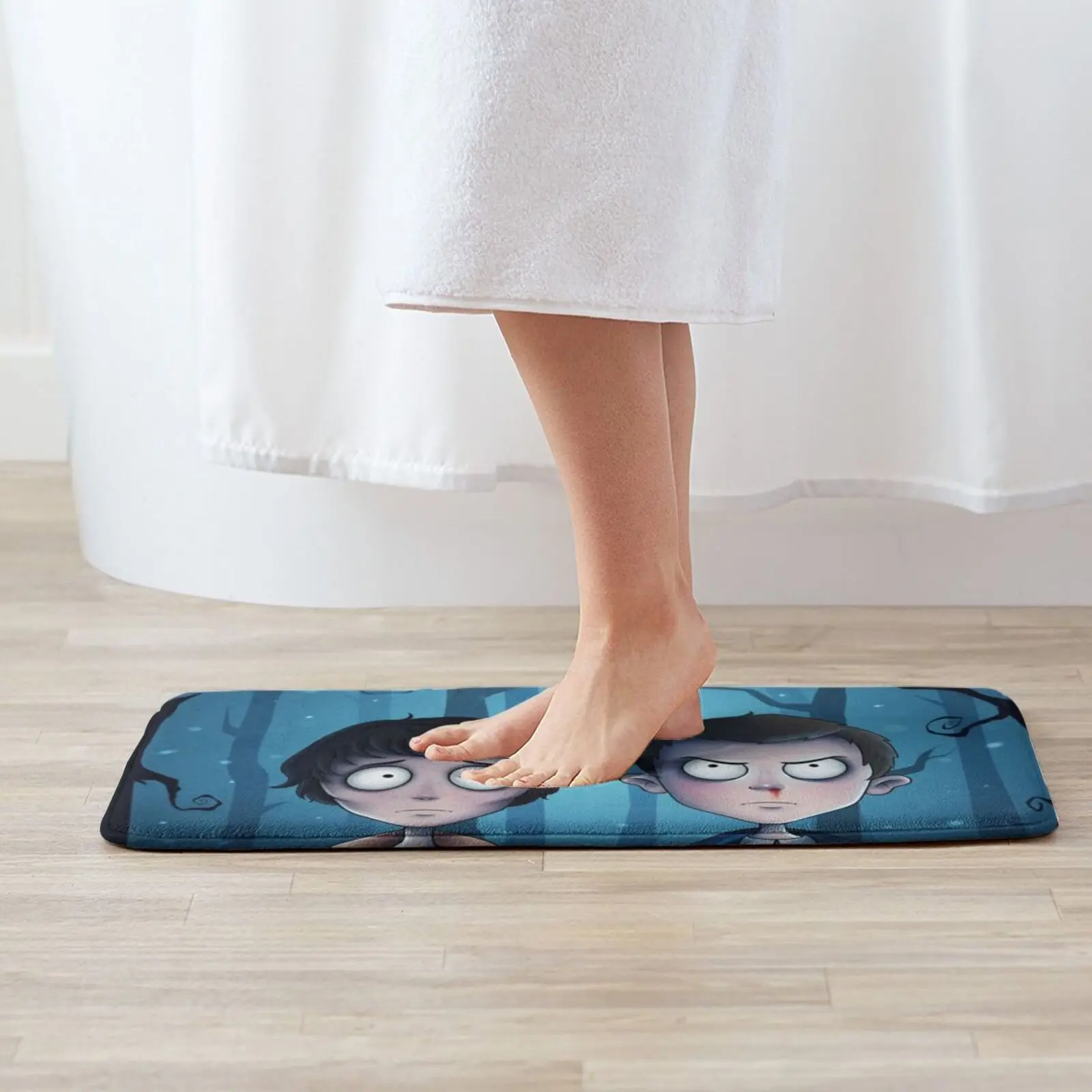 Mike And Eleven Mat Rug Carpet Anti-Slip Floor Mats Bedroom Mike Eleven Mileven Mike Wheeler Jane Hopper Hawkings Tim Burton