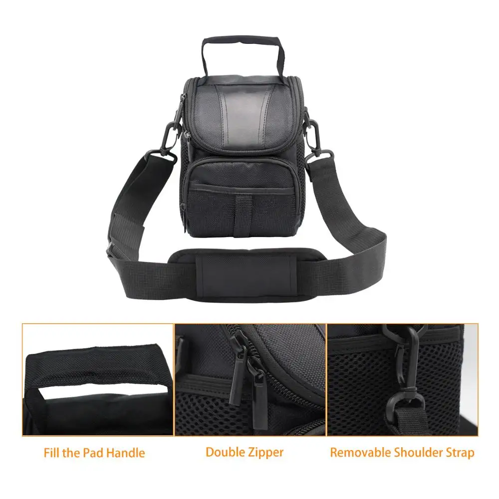 fosoto DSLR Camera Shoulder Bag Waterproof Case For Canon EOS 4000D 2000D 1500D 1300D 1200D 1000D 800D 760D 750D 700D 650D 450D