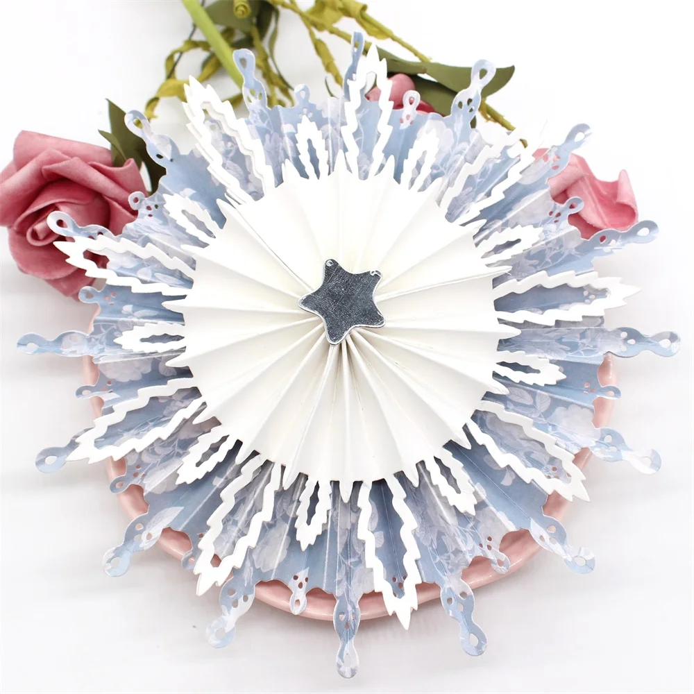 KSCRAFT Schneeflocke Rosetten Metall Schneiden Stirbt Schablonen für DIY Scrapbooking Dekorative Präge DIY Papier Karten – Detail 2