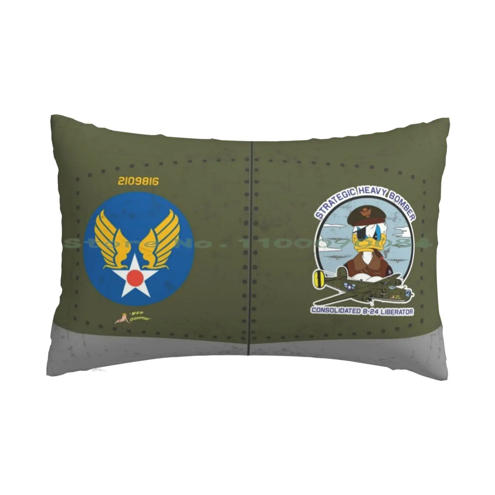 Consolidated B-24 Liberator-Strategic Heavy Bomber-Grunge Style Pillow Case 20x30 50*75 Sofa Bedroom Pzd501 Consolidated B 24