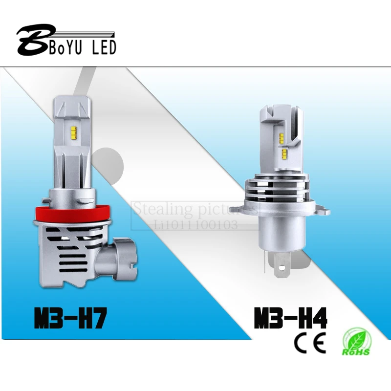 CSP LED car headlight 2016 M3 H1 M3 H3 M3 H4 M3 H7 M 3 880 ZES LED lamp bead white 5W each LED 6000-6500K led car headlight