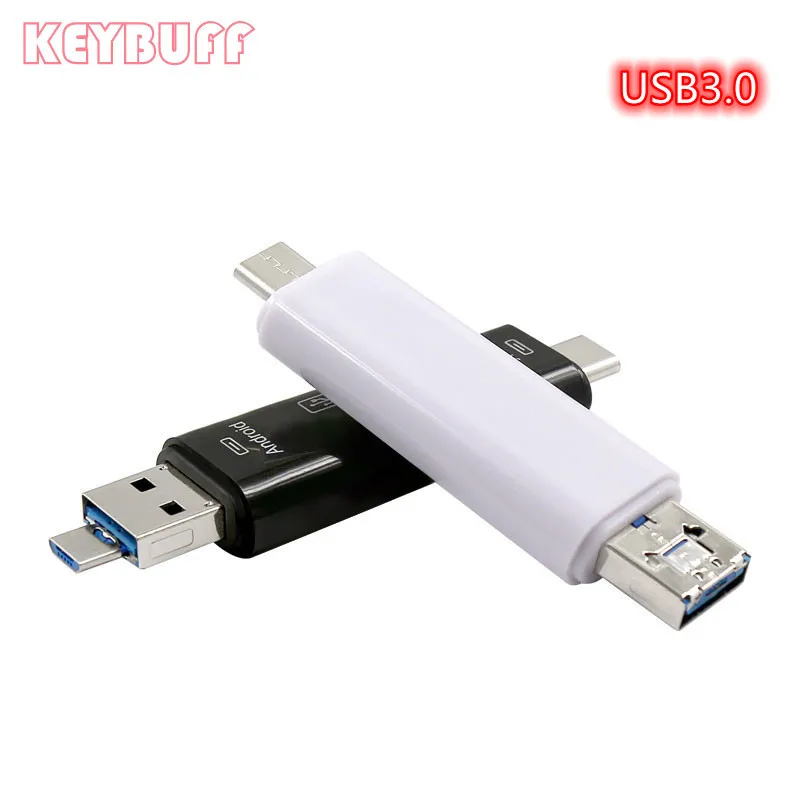 High Speed USB3.0 karta pamięci TF czytnik 3 w 1 type-c czytnik kart OTG Micro pamięć USB Adapter czytnik kart microsd