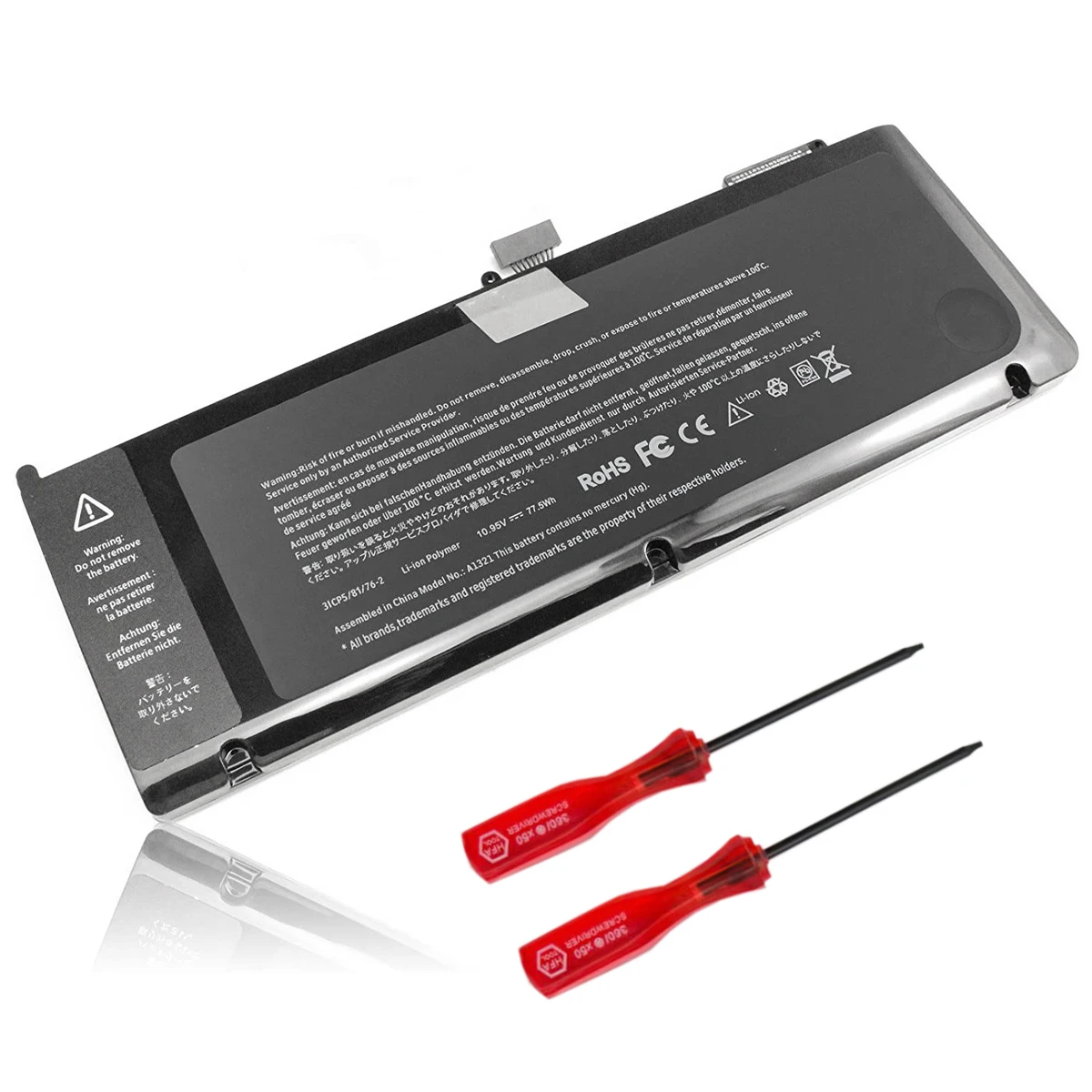 Damaite – batterie A1321 pour Apple MacBook Pro 15 "A1286, Version 2009 et 2010, MC118LL/A MC372 mc471 MB985 MB986LL/A