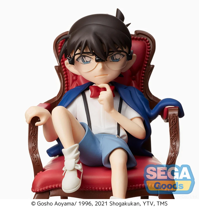 SEGA Detective Conan Rachel Jimmy Kudo Haibara Ai Kuroba Kaito Sitting Posture Chair Action figure toys doll Kids gift