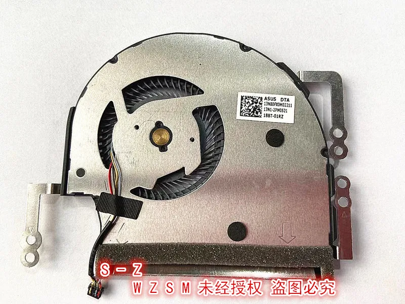 WZSM New laptop CPU Cooling Fan for ASUS S406U CPU Cooling Cooler Fan 13N1-2PM0521